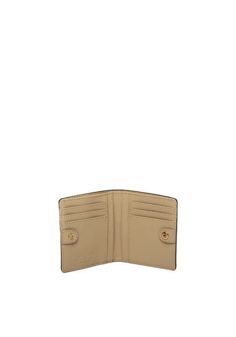 portafoglio logo sabbia LIU JO | AF5177E0027PELLE-00133